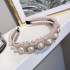 Fashion Pearl Rhinestone Jewelled Hair Bands For Women Girls Lace Hairband Headband Hair Accessories Haar Hair Clips Diademas