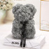 Rose Teddy Bear - 10 Inches Flower Teddy Bear (WITH BOX)