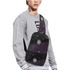 Lost in Midnight Charcoal Stars Chest Bag (Model 1678)