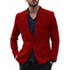 Men's Stylish Casual Linen Blazer Jacket One Button Lightweight Groomsmen Tuxedo Jacket For Beach Wedding Business Wear