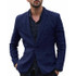 Men's Stylish Casual Linen Blazer Jacket One Button Lightweight Groomsmen Tuxedo Jacket For Beach Wedding Business Wear