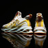 Reflective Blade Warrior Men Sneakers Shock Absorption Cushioning Running Shoes for Men Breathable Sports Athletic Jogging Shoes