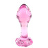 Pink Glass Anal Plug