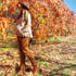 Vintage chic floral printed ruffles V neck long sleeve loose Bohemian Blouse Shirt