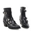 Women Buckle Strap Street Fashion Temperament Ankle Boots