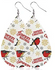 Bird Christmas Earrings