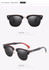 KITHDIA Half Skateboard Wooden Sunglasses - 4 Colors