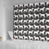 Boreboel Dog Pattern Print Shower Curtains-Free Shipping