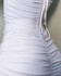 V-Neck Ruched Bodycon Dress