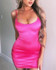 Satin Bodycon Cami Mini Dress