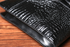 Crocodile Embossed Day Clutch