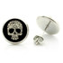Sugar Skull Glass Stud Earrings