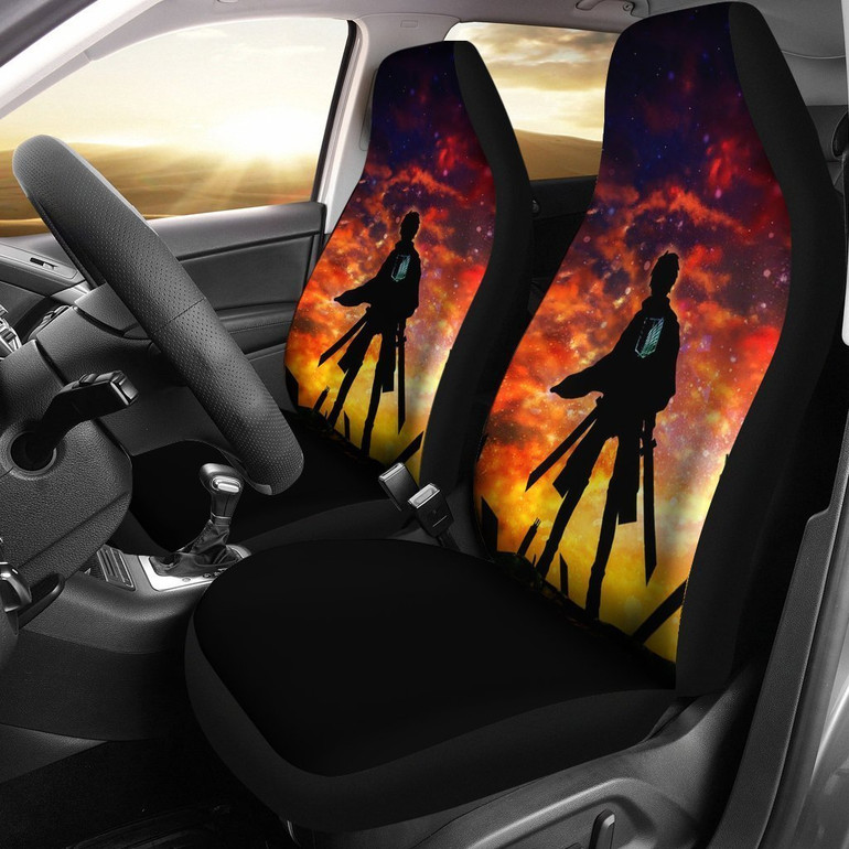 Eren Yeager Attack on Titan Anime Car Seat Covers Eren Yeager Attack on Titan Anime Car Seat Covers
