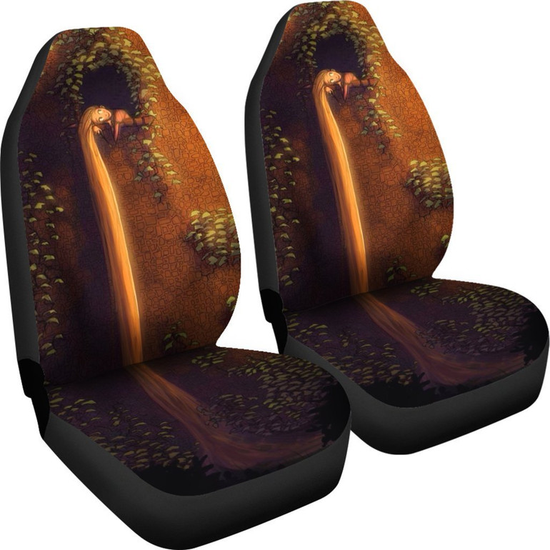 Rapunzel Hair Car Seat Covers
