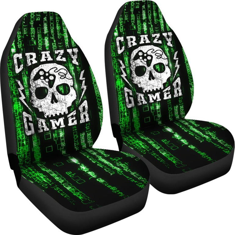Crazy Gamer Car Seat Covers