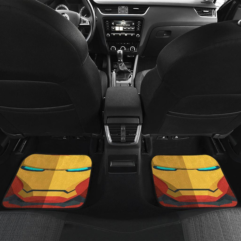 Iron Man Face Car Floor Mats
