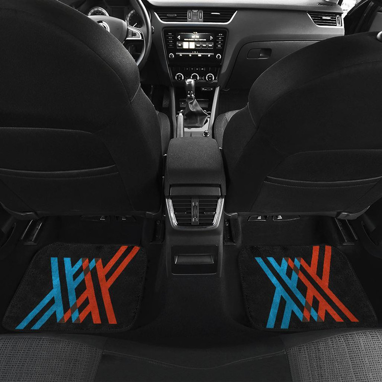 Zero Two And Ichigo Darling In The Franxx Car Floor Mats