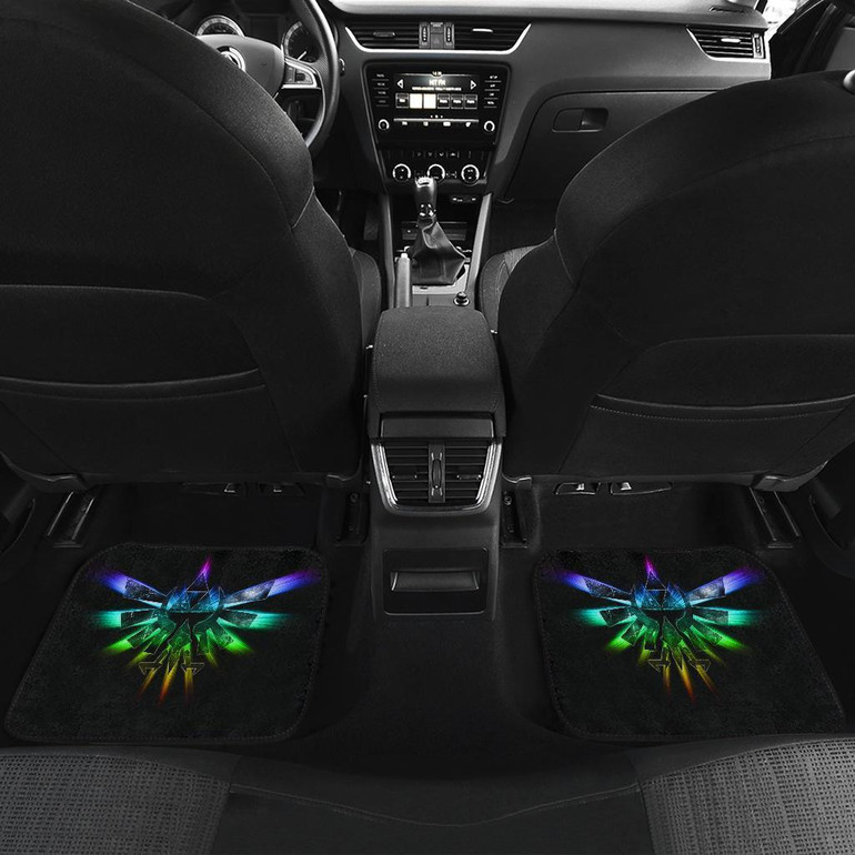 Legend Of Zelda Colorfull in black Car Floor Mats