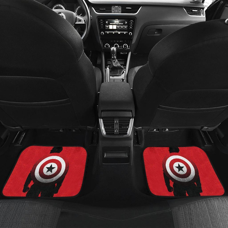 Captain America Shield Car Floor Mats