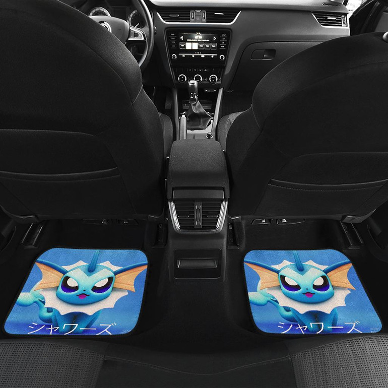 Vaporeon Pokemon Sea Monster Car Floor Mats