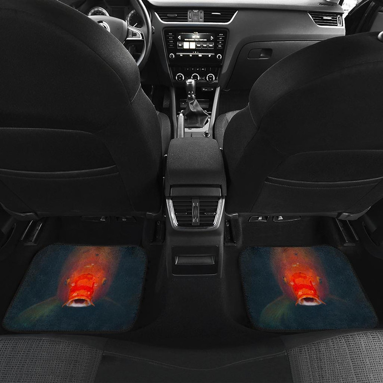 Koi FisD Dark Car Floor Mats