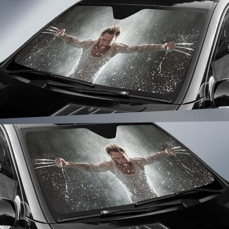 Wolverine Hugh Jackman Auto Car Sun Shade Windshield