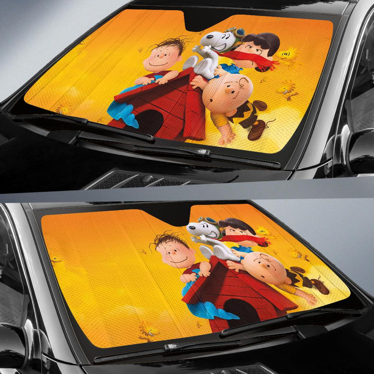 The Peanuts Auto Car Sun Shade Windshield