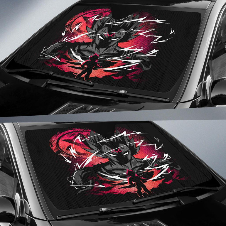 Majin Vegeta Auto Car Sun Shade Windshield