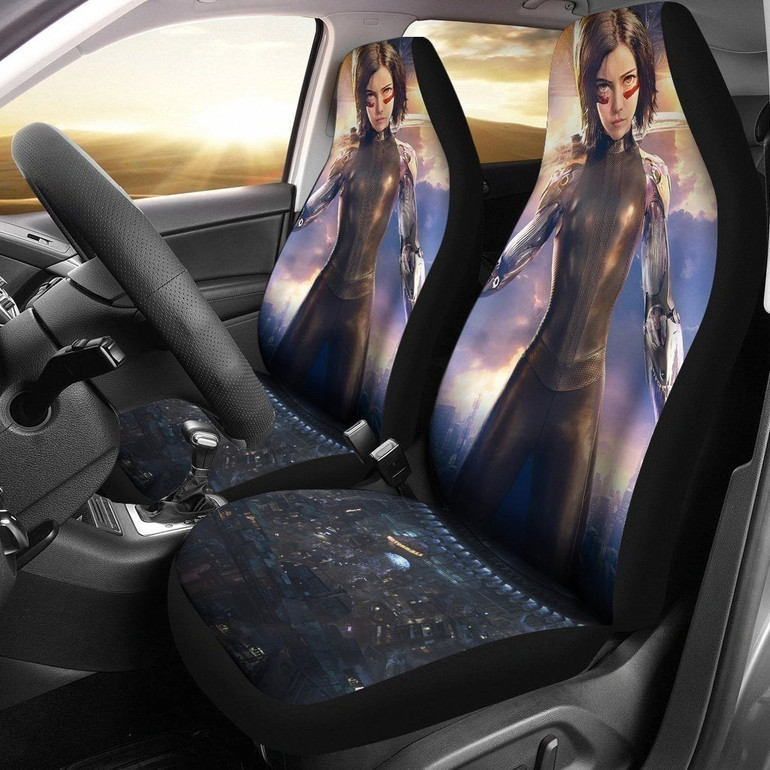 Alita Movie Battle Angel Car Seat Covers