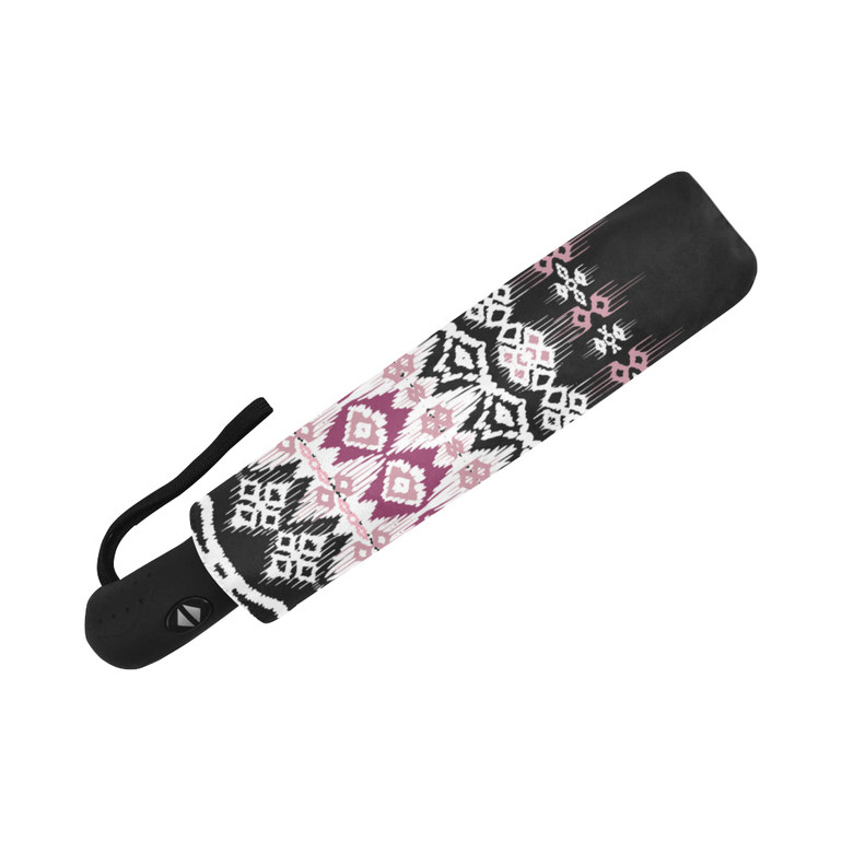 Tribal Indian Gypsy Geometric Style Auto Foldable Umbrella