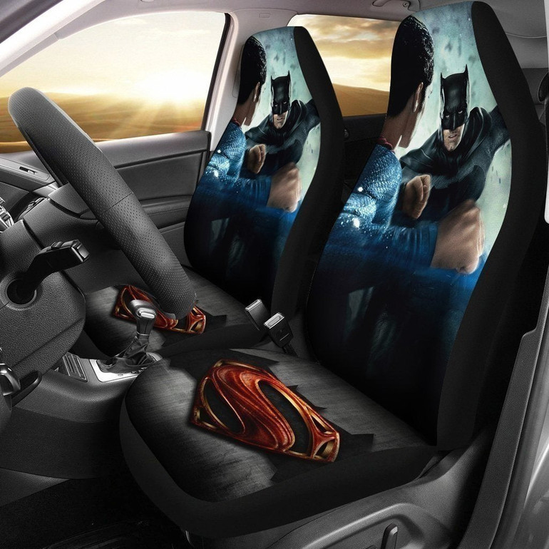 Fight Batman V Superman Car Seat Covers