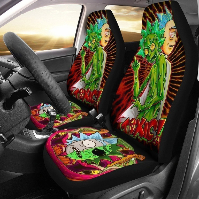 Toxic Rick Rick and Morty Car Seat Covers
