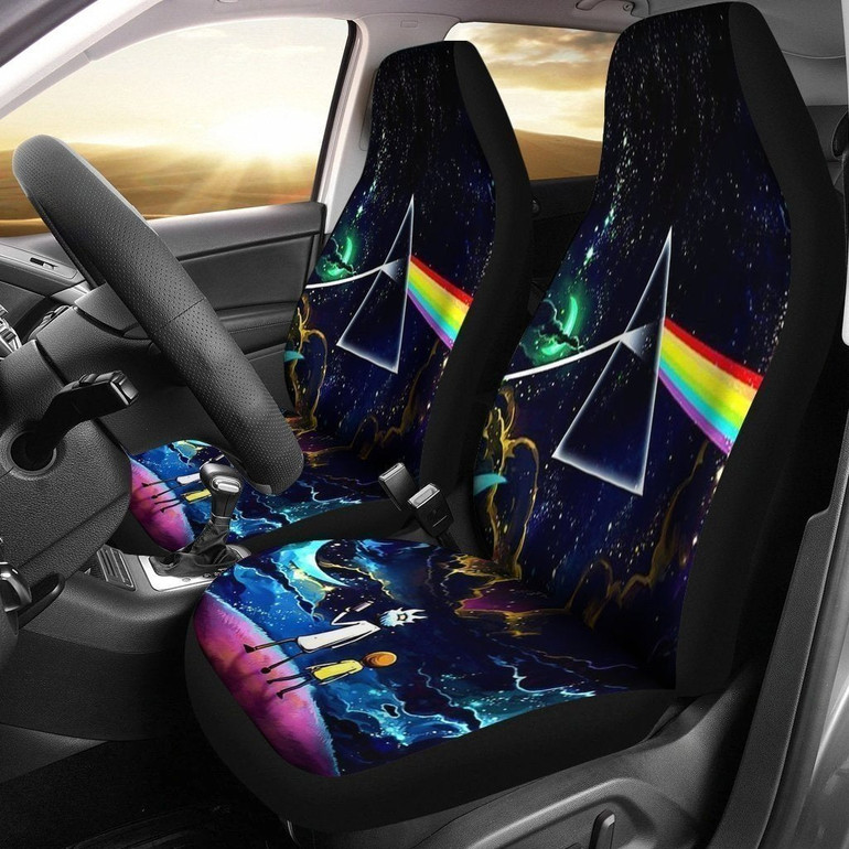 Rick And Morty Dark Side Moon Car Seat Covers