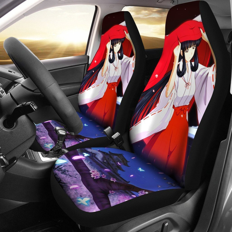 Pretty Kikyo InuYasha Car Seat Covers