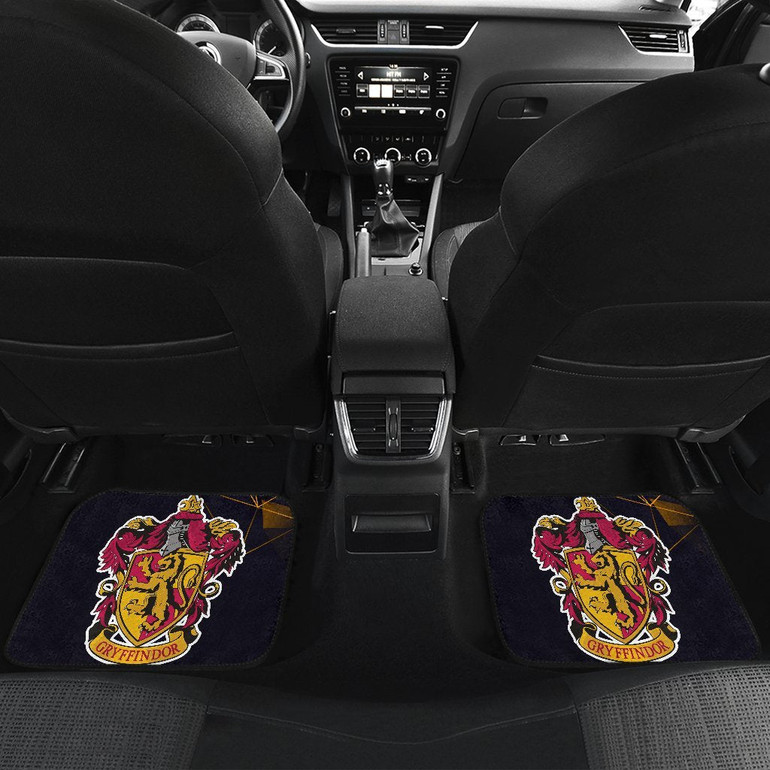 Harry Potter Car Floor Mats Gryffindor