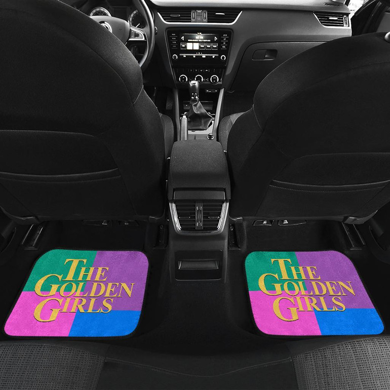 The Golden Girls Car Floor Mats Colorful TV Show s