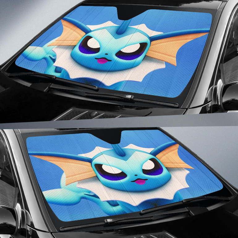 Vaporeon Pokemon Auto Sun Shade Windshield