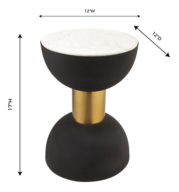 Taper Marble Side Table