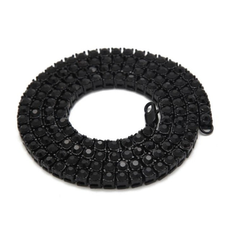 Men's Hip Hop Tennis Fine Gold Chain