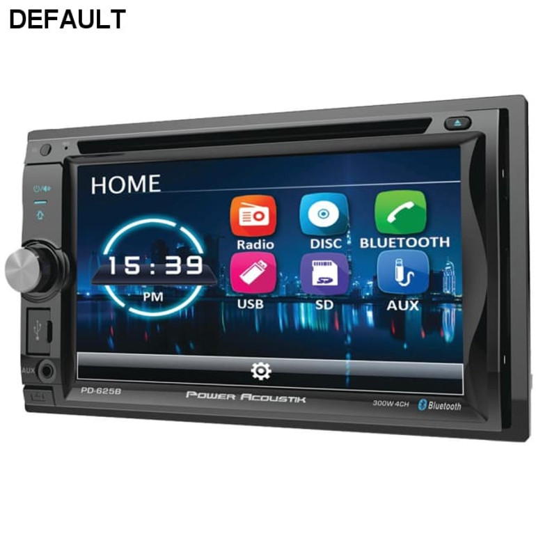 Power Acoustik(R) PD-625B 6.2" Incite Double-DIN In-Dash Detachable LCD Touchscreen DVD Receiver with Bluetooth(R)