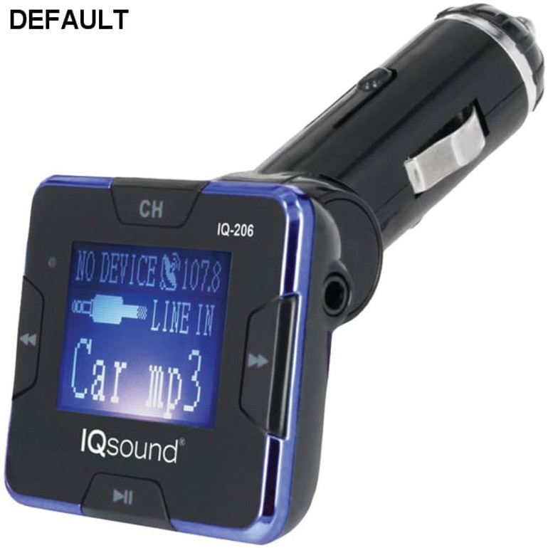 Supersonic(R) IQ-206 BLUE Wireless FM Transmitter with 1.4" Display (Blue)