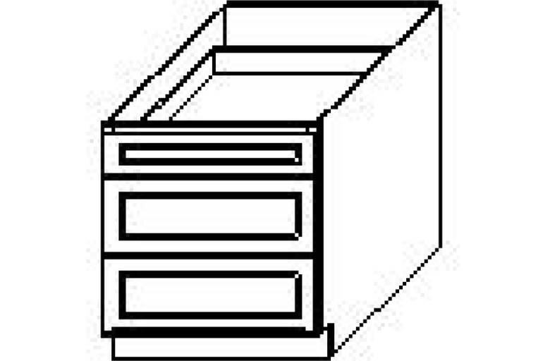 T - CABINETS / Drawer Base Cabinets 24W x 34.5H x 24D