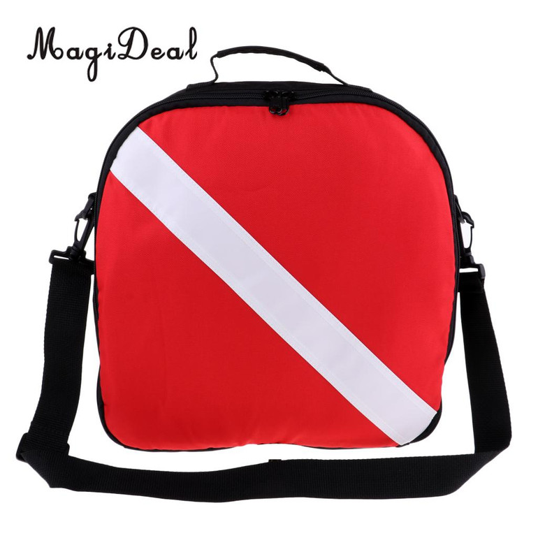 MagiDeal Dive Flag Scuba Diving Regulator Protective Gear Carry Bag with Handle, Shoulder Strap - Compact & Portable