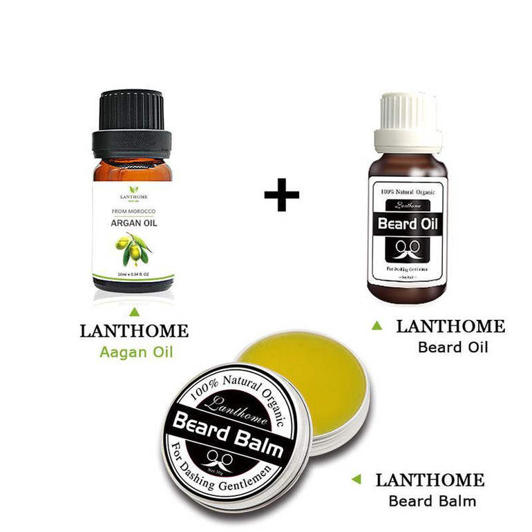Organic Beard Balm Eco Style Set