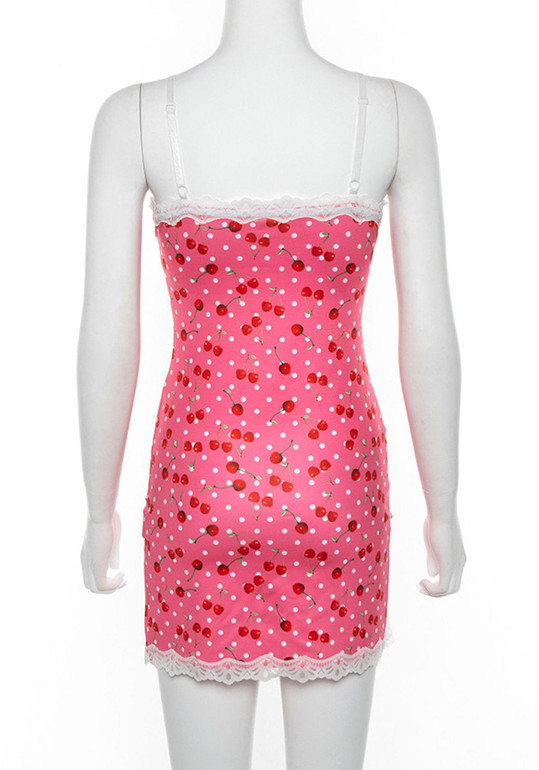 Wanda's Weird But Sexy Cherry Printed Dress