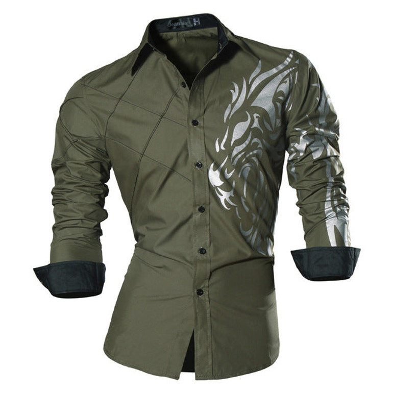 Long Sleeve Casual Slim Fit Shirt
