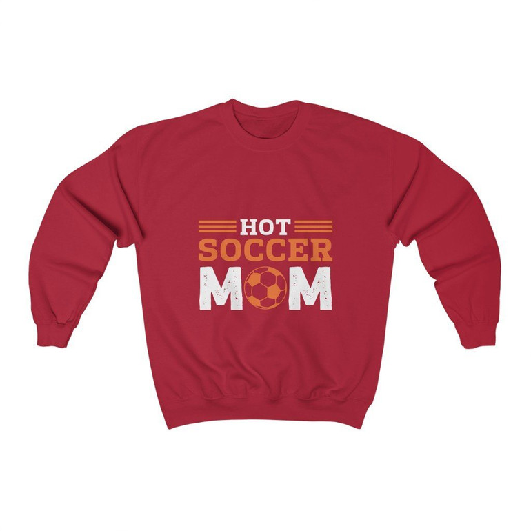 Hot Soccer Mom Crewneck Sweatshirt