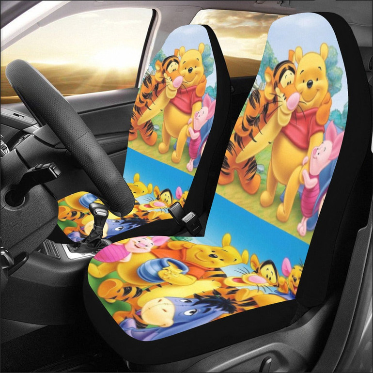 Winnie Pooh Car Seat Covers Set of 2