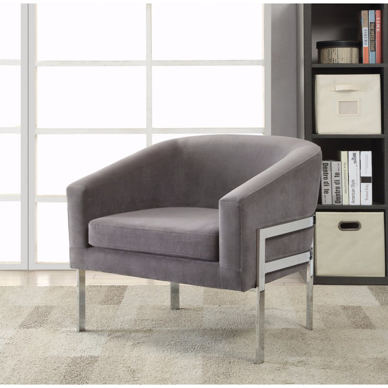 Significantly Contemporary Accent Chair, Gray Significantly Contemporary Accent Chair, Gray