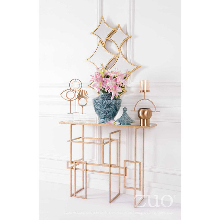 Multiples Console Table Gold